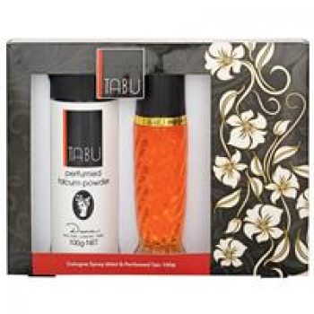 Tabu by Dana 60ml 2 Piece Set 60ml Cologne Spray and Perfumed Talc