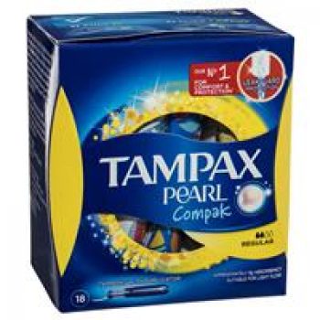 Tampax Compak Pearl Regular 18 Pack