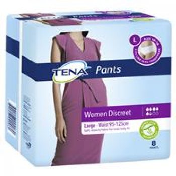 Tena Pants Women Discreet Large 8 Pack