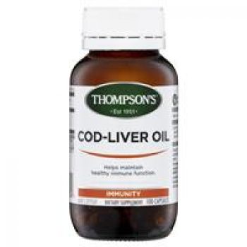 Thompson’s Cod Liver Oil 100 Capsules