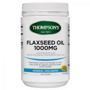 Thompson’s Gel-Free Flaxseed Oil 1000mg 400 Capsules