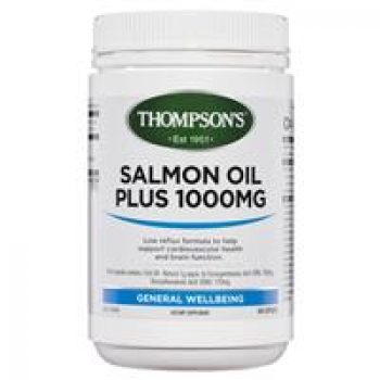 Thompson’s Salmon Oil Plus 1000mg 500 Capsules