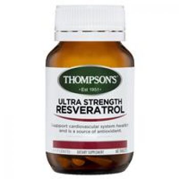 Thompson’s Ultra Strength Resveratrol 60 Tablets