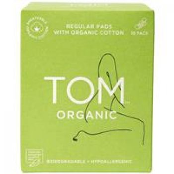 TOM Organic Ultra Thin Pads Regular 10 Pack