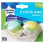 Tommee Tippee Closer To Nature Cherry Soothers 0-6 Months 2 Pack