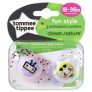 Tommee Tippee Closer To Nature Fun Style Soothers 18-36 Months 2 Pack