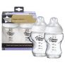 Tommee Tippee Closer to Nature Glass Bottle 250ml 2 Pack
