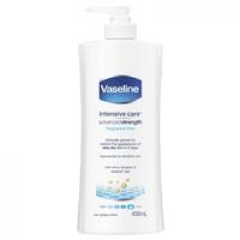 Vaseline Intensive Care Advanced Strength Fragrance Free Body Lotion 400ml