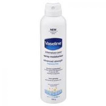 Vaseline Intensive Care Spray and Go Moisturiser Fragrance Free 190g