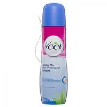 Veet Spray On Hair Removal Cream Sensitive 150ml