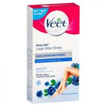 Veet Wax Strips Hair Removal for Sensitive Skin 40 Pack