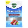 Vicks VapoNaturals Cherry Menthol Throat Lozenges 19 Drops Resealable Bag