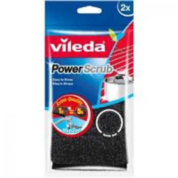 Vileda Power Scrub Scourer 2 Pack