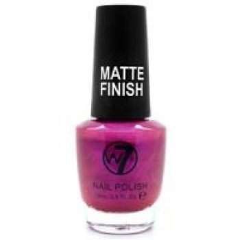 W7 Nail Enamel Matte Fuschia