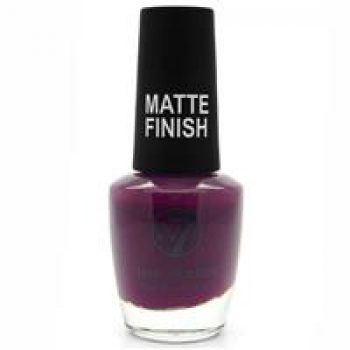 W7 Nail Enamel Matte Purple