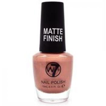 W7 Nail Enamel Matte Rose Gold