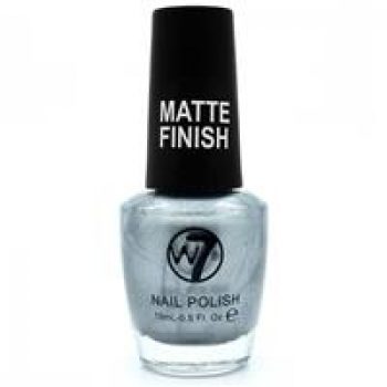 W7 Nail Enamel Matte Silver