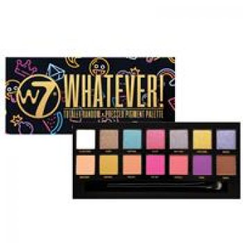 W7 Whatever Pressed Pigment Eyeshadow Palette
