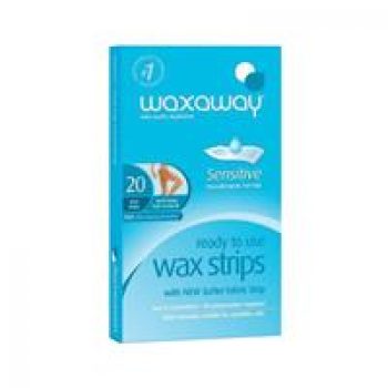 Waxaway Ready To Use Sensitive Wax Body 20 Strips