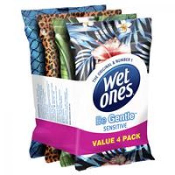 Wet Ones Be Gentle Sensitive Value 4 Pack